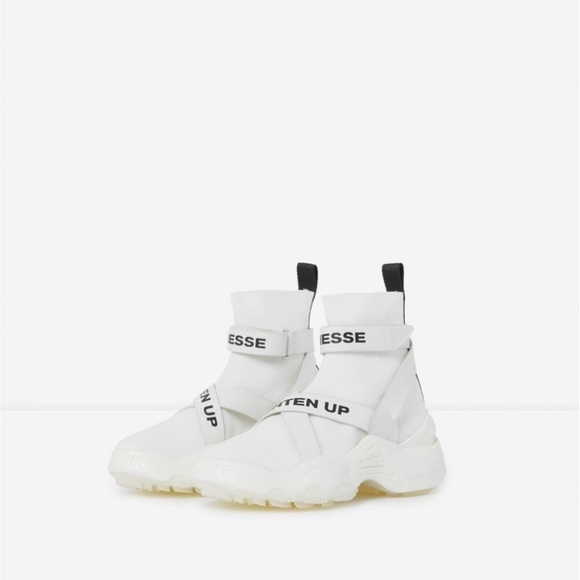 The Kooples x Slick Woods high top trainers luxury designer platform sneakers 40 - Picture 1 of 9